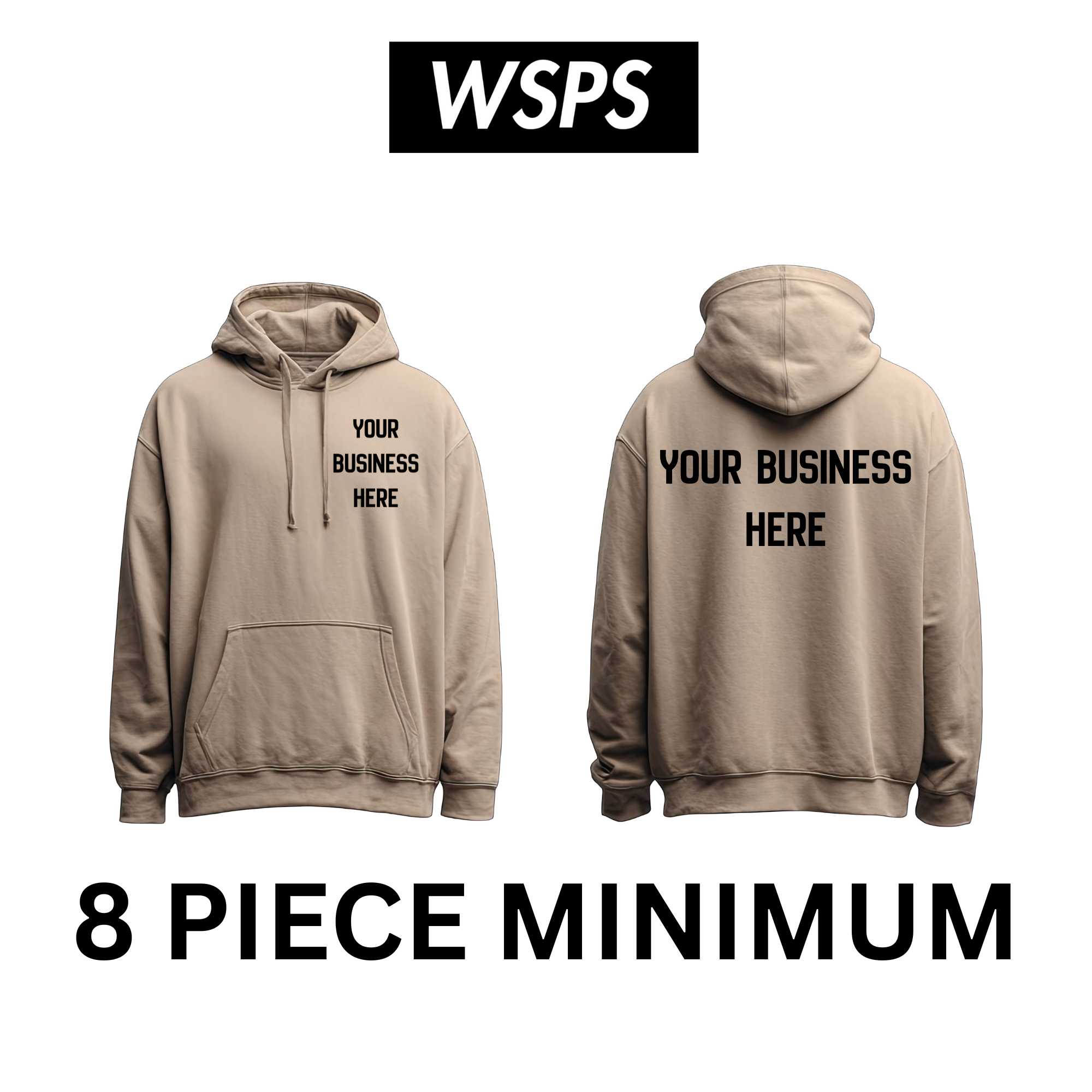 8 Custom Heavy Cotton Hoodie Starter Pack