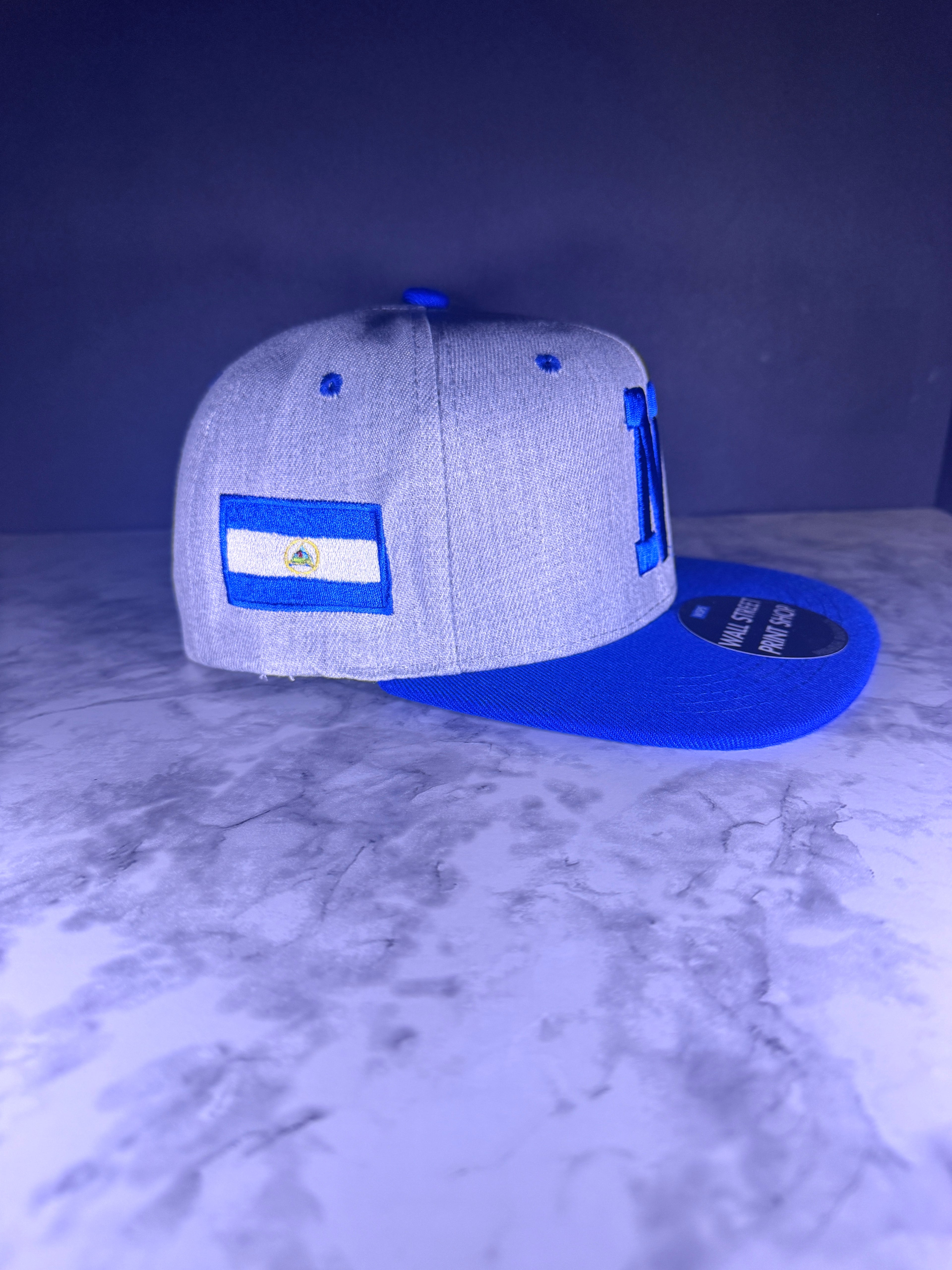 Nicaragua N Baseball Cap Flag Snapback