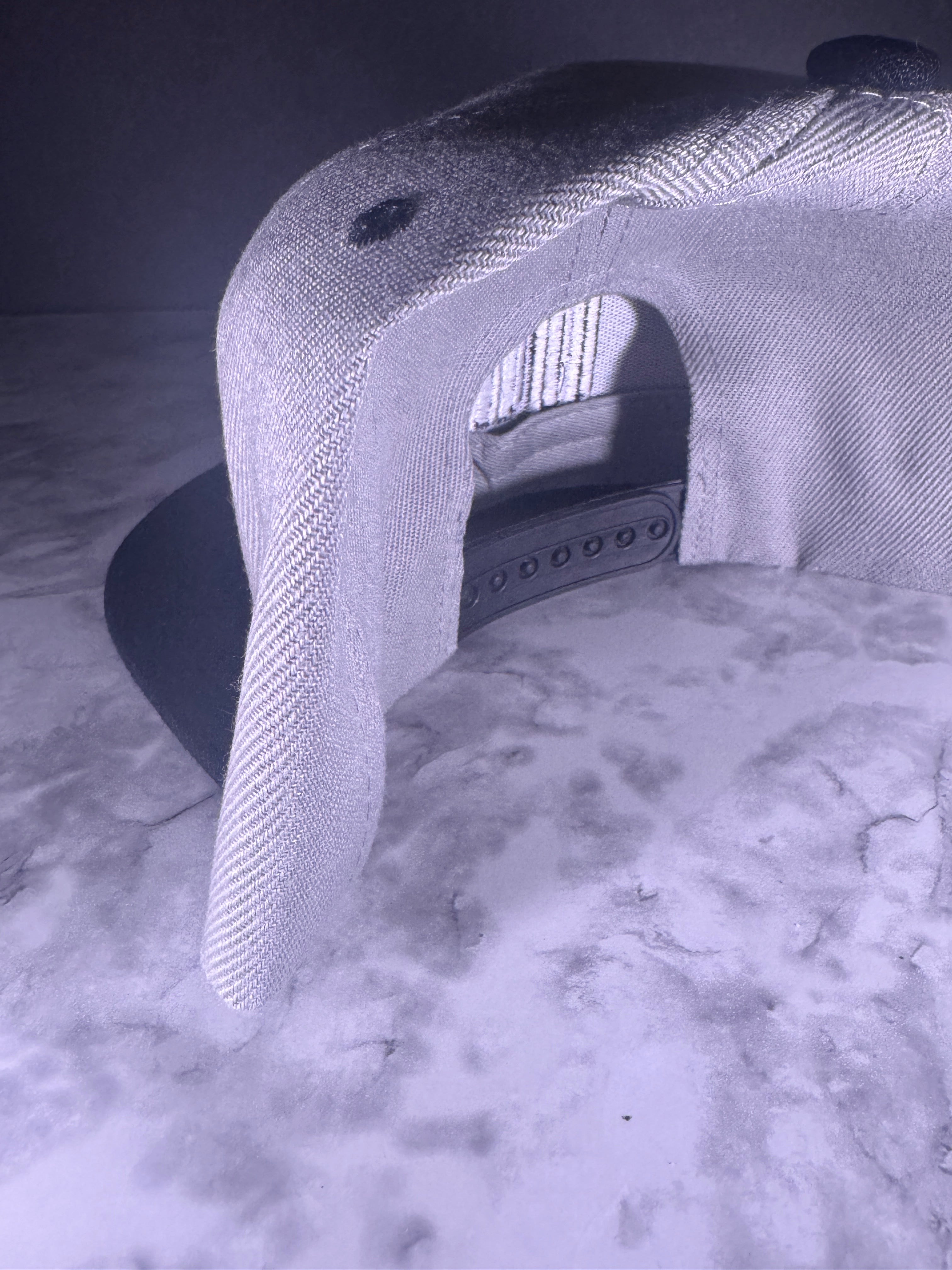 Mexico M 3D Embroidered Cap Béisbol Grey and Black