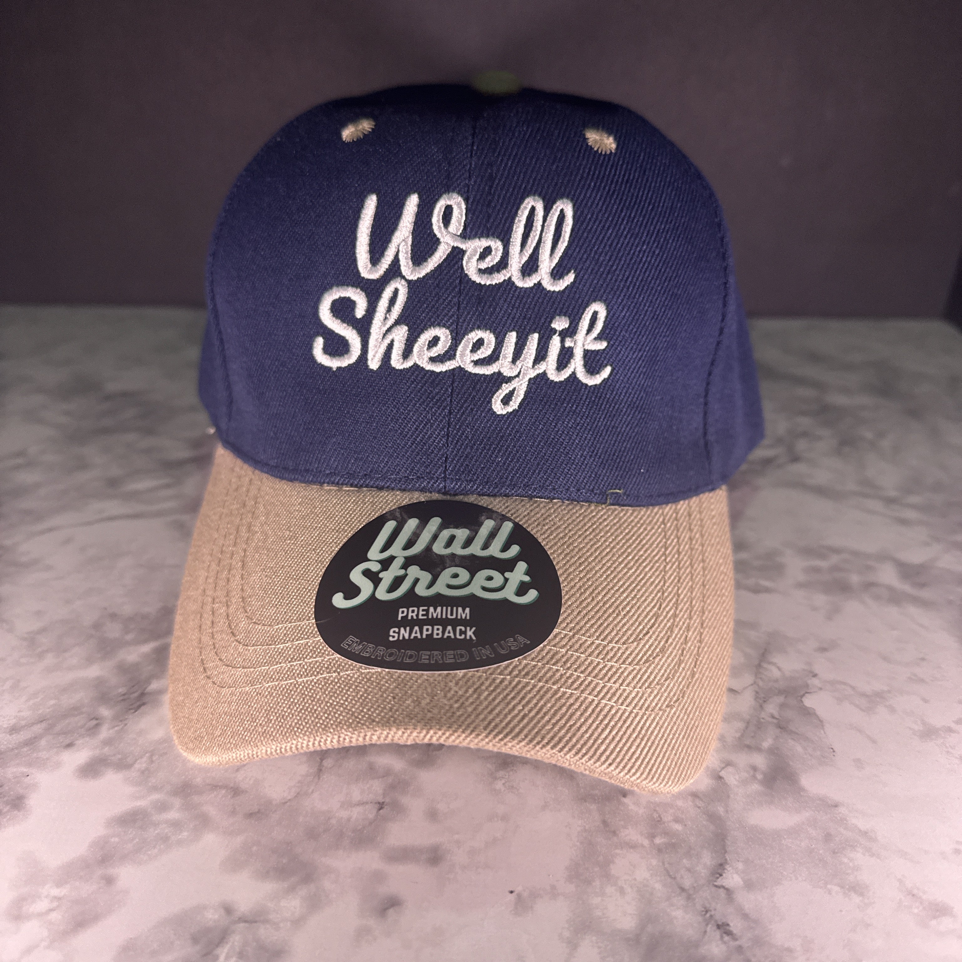 Well Sheeyit Embroidered Baseball Cap